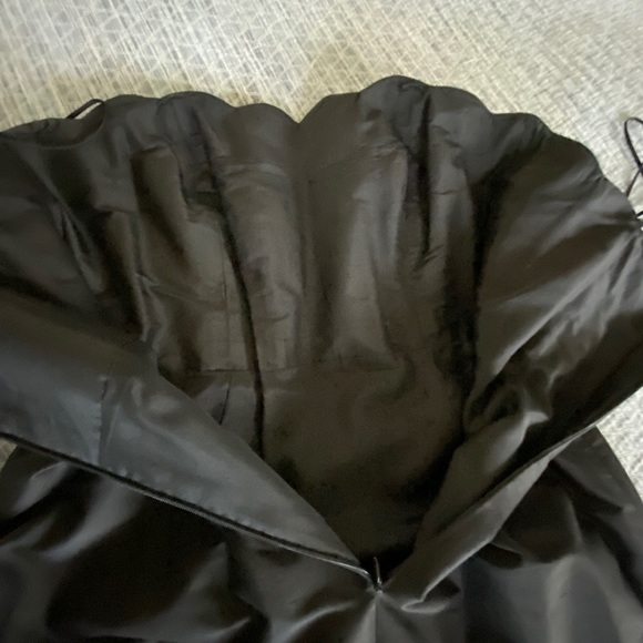 NYC DESIGNER STRAPLESS TAFFETA COCKTAIL DRESS - Picture 8 of 14